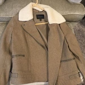 Banana Republic camel moto jacket